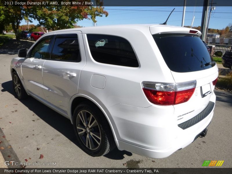Bright White / Black 2013 Dodge Durango R/T AWD