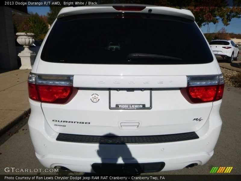 Bright White / Black 2013 Dodge Durango R/T AWD