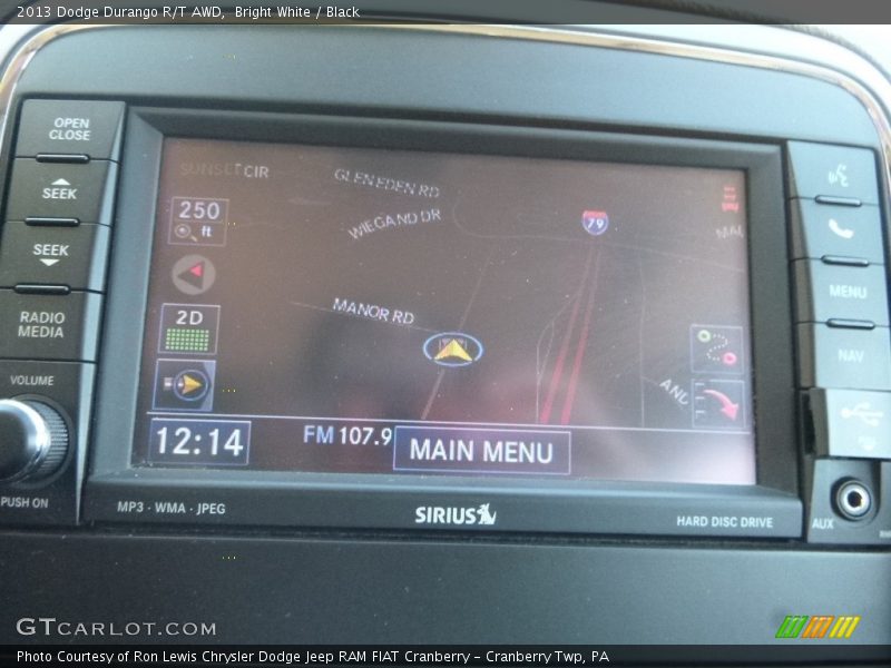 Bright White / Black 2013 Dodge Durango R/T AWD
