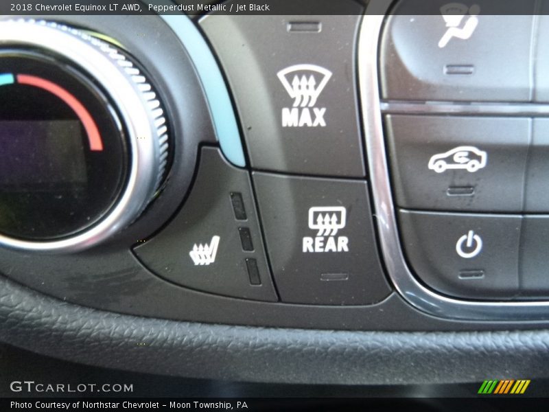 Pepperdust Metallic / Jet Black 2018 Chevrolet Equinox LT AWD
