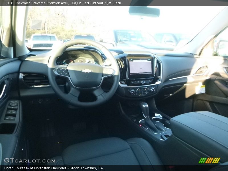 Cajun Red Tintcoat / Jet Black 2018 Chevrolet Traverse Premier AWD