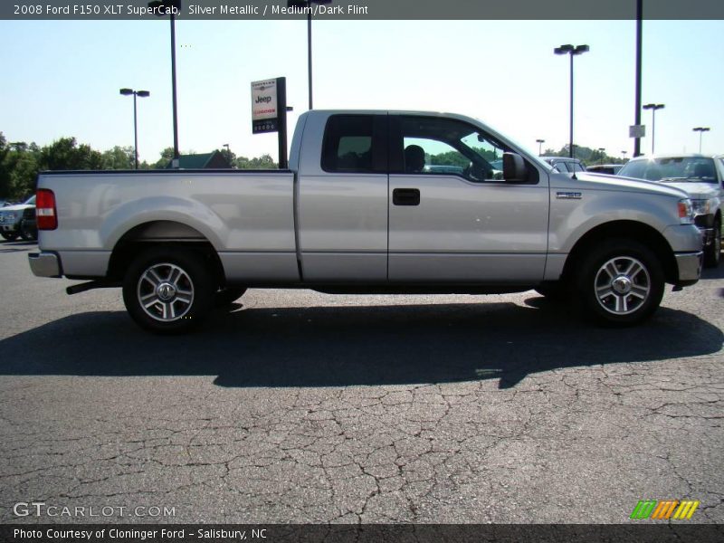 Silver Metallic / Medium/Dark Flint 2008 Ford F150 XLT SuperCab