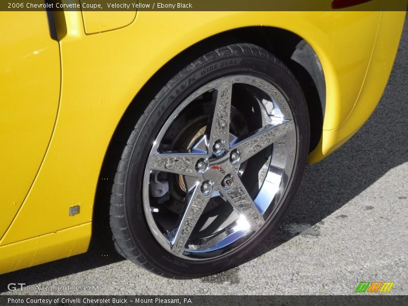 Velocity Yellow / Ebony Black 2006 Chevrolet Corvette Coupe