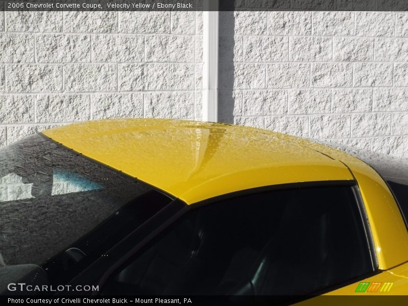 Velocity Yellow / Ebony Black 2006 Chevrolet Corvette Coupe
