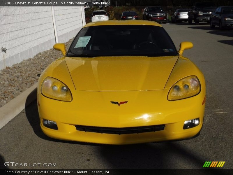 Velocity Yellow / Ebony Black 2006 Chevrolet Corvette Coupe
