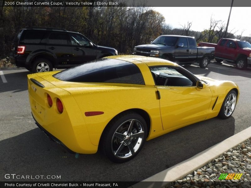 Velocity Yellow / Ebony Black 2006 Chevrolet Corvette Coupe