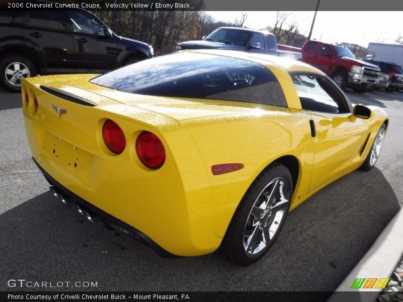 Velocity Yellow / Ebony Black 2006 Chevrolet Corvette Coupe