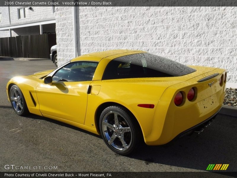 Velocity Yellow / Ebony Black 2006 Chevrolet Corvette Coupe