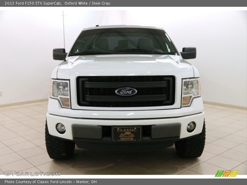 Oxford White / Steel Gray 2013 Ford F150 STX SuperCab