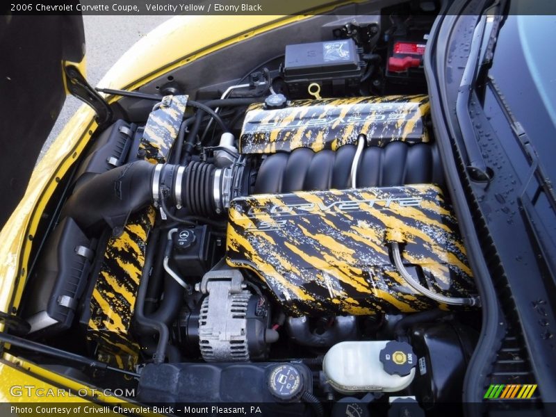 Velocity Yellow / Ebony Black 2006 Chevrolet Corvette Coupe
