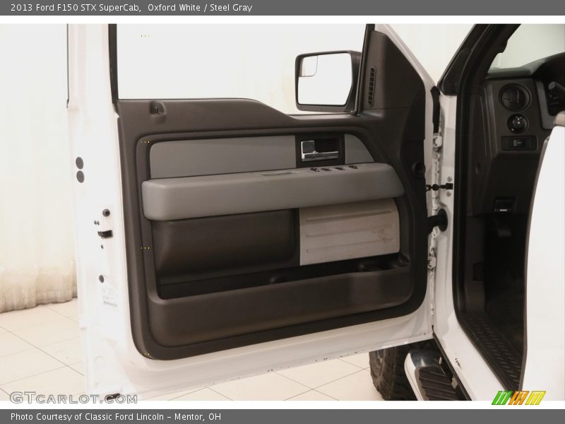 Oxford White / Steel Gray 2013 Ford F150 STX SuperCab