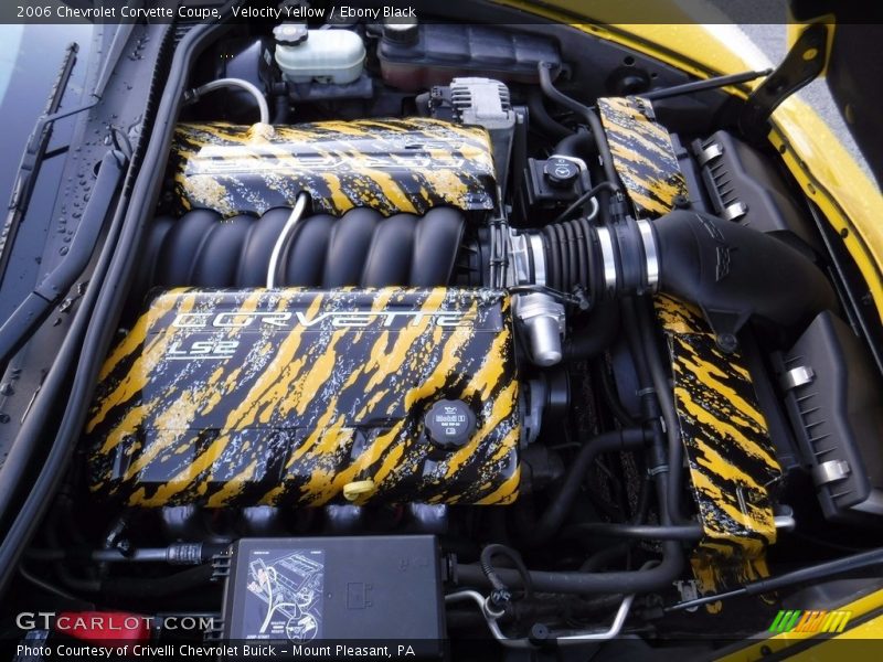 Velocity Yellow / Ebony Black 2006 Chevrolet Corvette Coupe