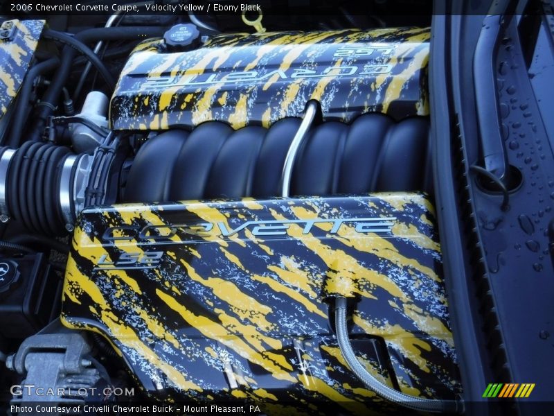 Velocity Yellow / Ebony Black 2006 Chevrolet Corvette Coupe
