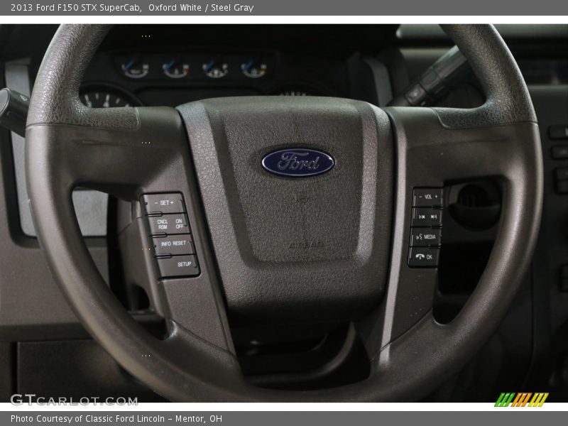 Oxford White / Steel Gray 2013 Ford F150 STX SuperCab