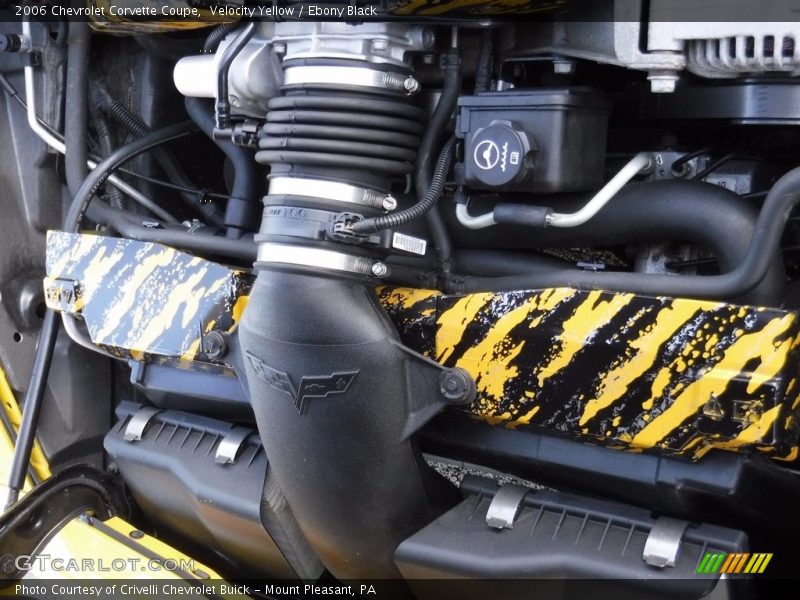 Velocity Yellow / Ebony Black 2006 Chevrolet Corvette Coupe