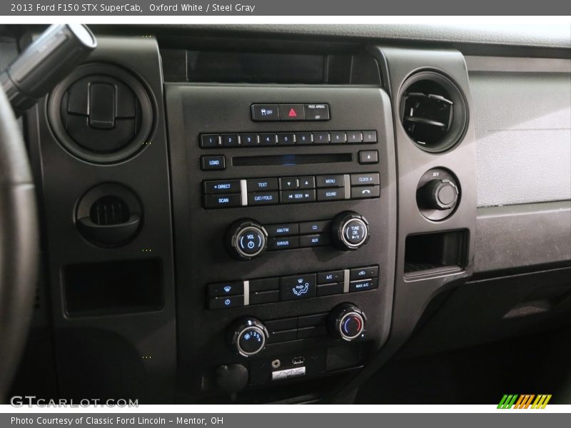 Oxford White / Steel Gray 2013 Ford F150 STX SuperCab