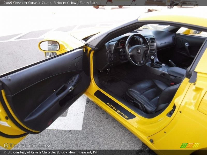 Velocity Yellow / Ebony Black 2006 Chevrolet Corvette Coupe