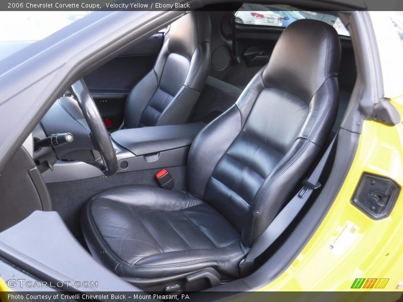 Velocity Yellow / Ebony Black 2006 Chevrolet Corvette Coupe