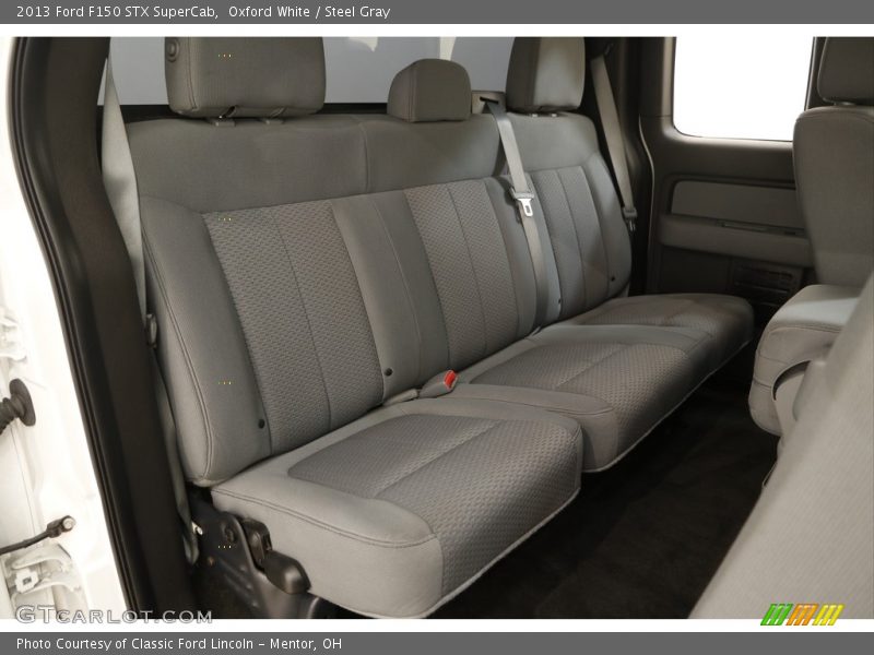 Oxford White / Steel Gray 2013 Ford F150 STX SuperCab
