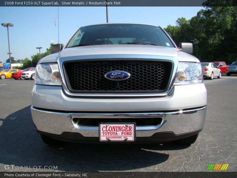 Silver Metallic / Medium/Dark Flint 2008 Ford F150 XLT SuperCab