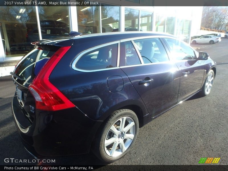 Magic Blue Metallic / Off Black 2017 Volvo V60 T5 AWD