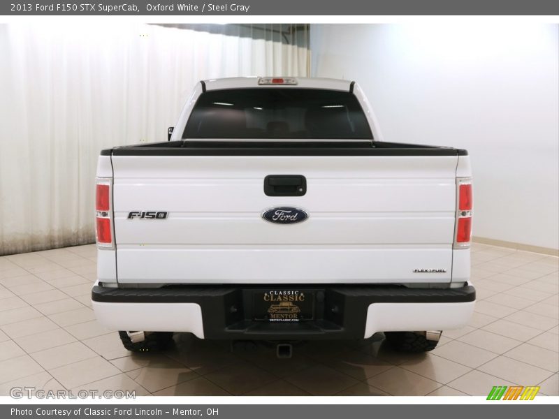 Oxford White / Steel Gray 2013 Ford F150 STX SuperCab