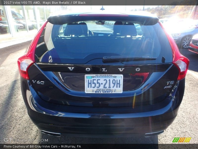 Magic Blue Metallic / Off Black 2017 Volvo V60 T5 AWD