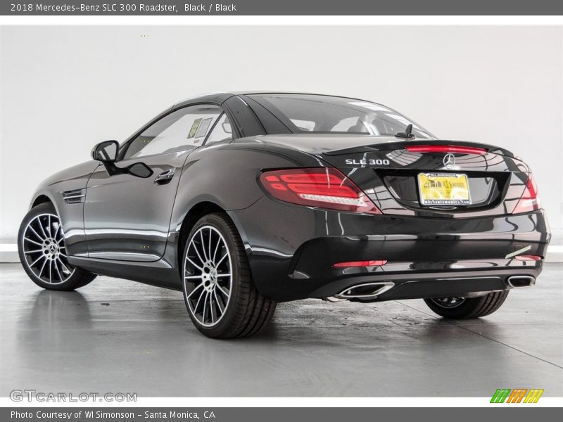 Black / Black 2018 Mercedes-Benz SLC 300 Roadster