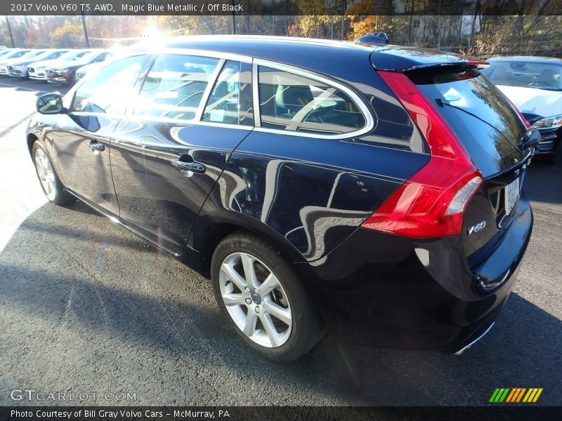 Magic Blue Metallic / Off Black 2017 Volvo V60 T5 AWD