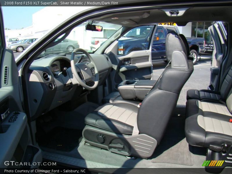 Silver Metallic / Medium/Dark Flint 2008 Ford F150 XLT SuperCab