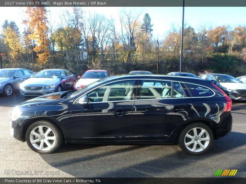 Magic Blue Metallic / Off Black 2017 Volvo V60 T5 AWD