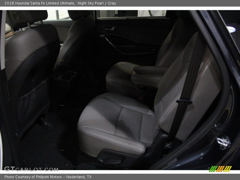 Night Sky Pearl / Gray 2018 Hyundai Santa Fe Limited Ultimate