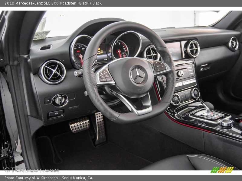 Black / Black 2018 Mercedes-Benz SLC 300 Roadster