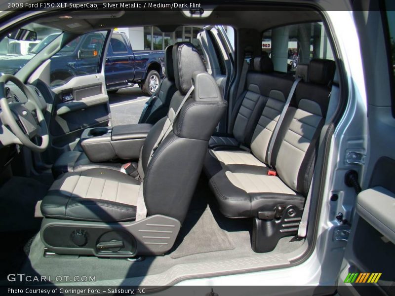 Silver Metallic / Medium/Dark Flint 2008 Ford F150 XLT SuperCab