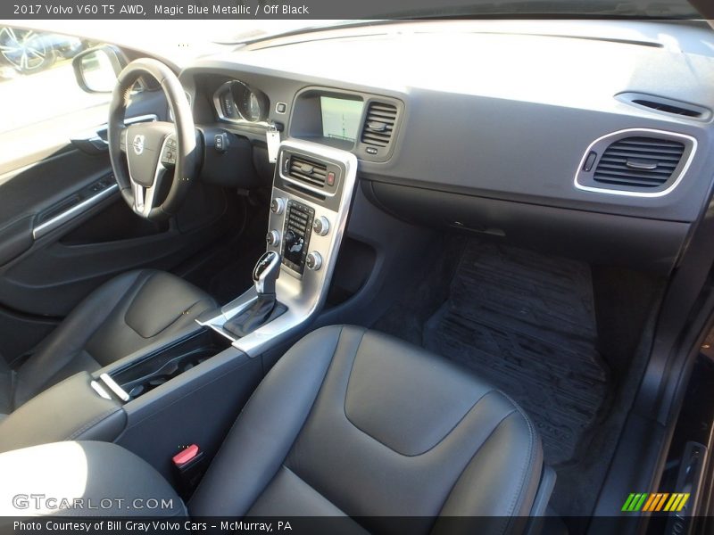 Magic Blue Metallic / Off Black 2017 Volvo V60 T5 AWD