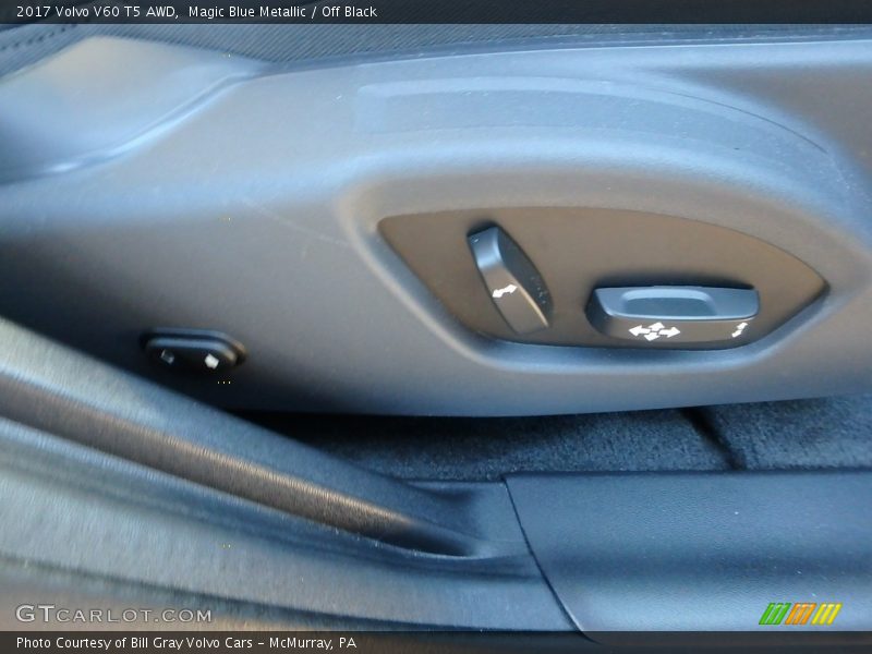 Magic Blue Metallic / Off Black 2017 Volvo V60 T5 AWD