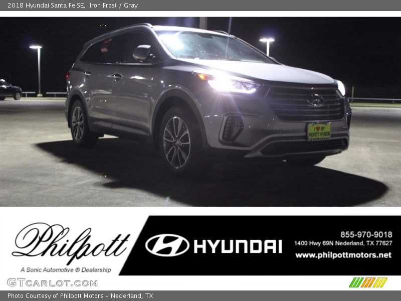 Iron Frost / Gray 2018 Hyundai Santa Fe SE