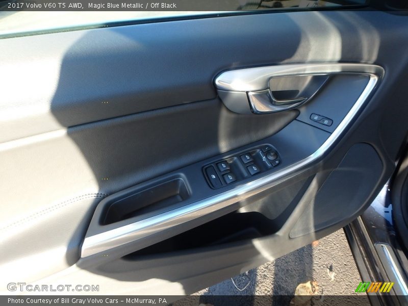Magic Blue Metallic / Off Black 2017 Volvo V60 T5 AWD
