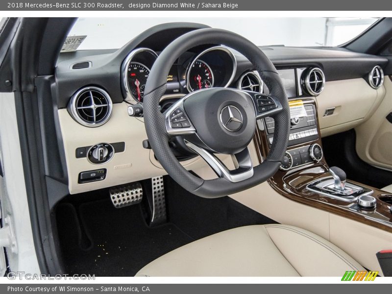 Dashboard of 2018 SLC 300 Roadster