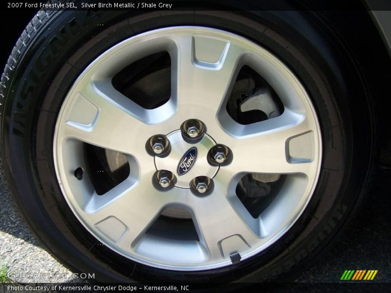 Silver Birch Metallic / Shale Grey 2007 Ford Freestyle SEL