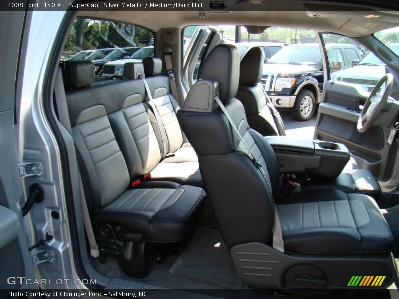 Silver Metallic / Medium/Dark Flint 2008 Ford F150 XLT SuperCab