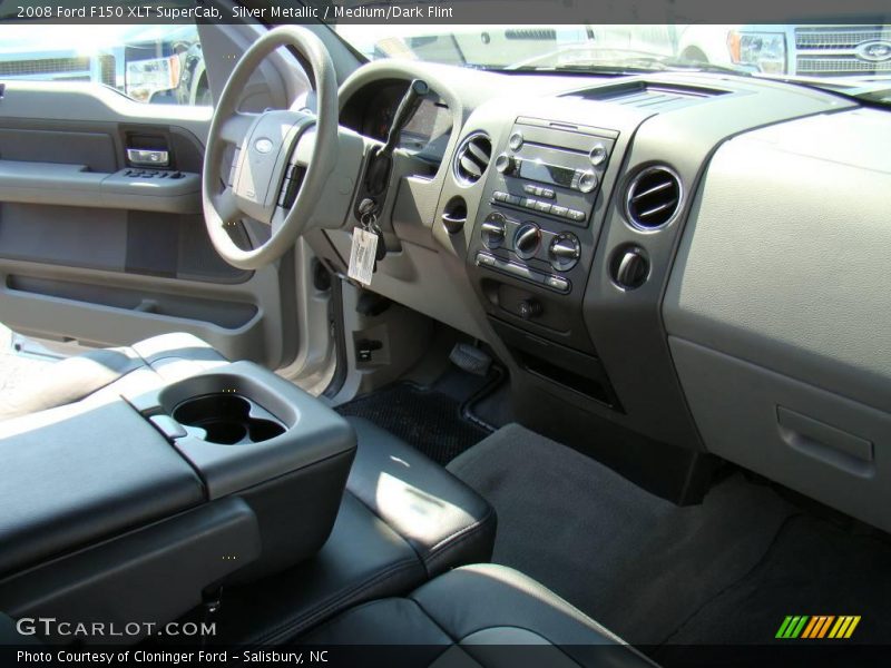 Silver Metallic / Medium/Dark Flint 2008 Ford F150 XLT SuperCab