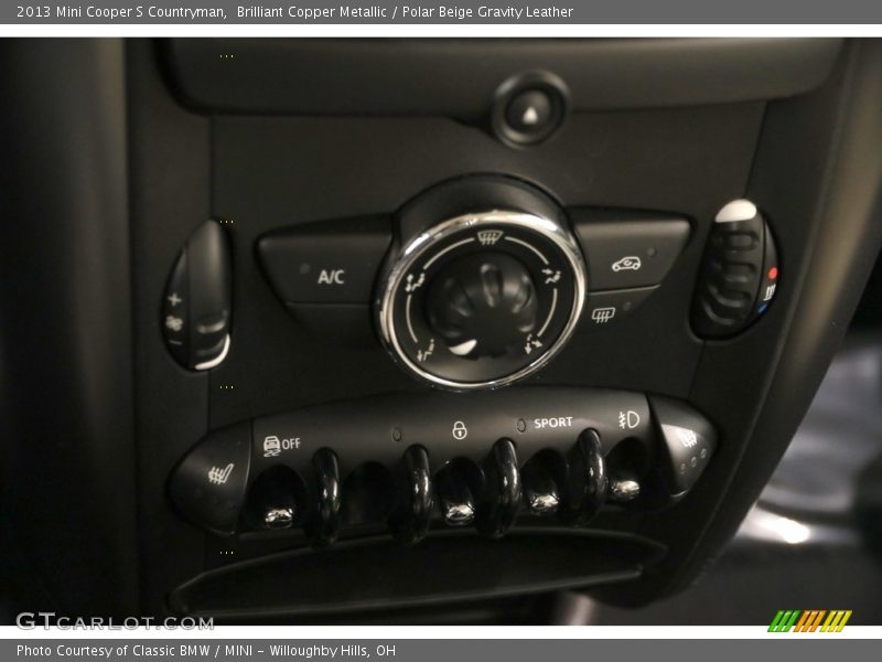 Brilliant Copper Metallic / Polar Beige Gravity Leather 2013 Mini Cooper S Countryman