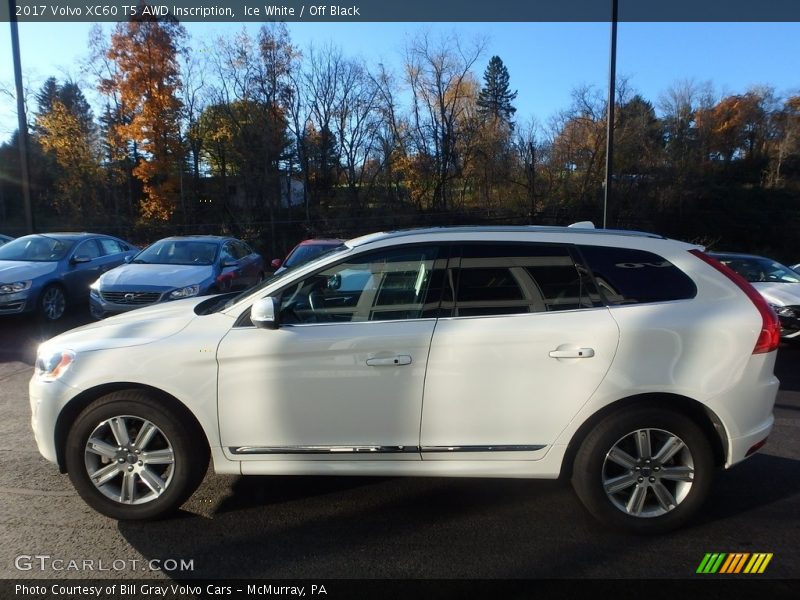 Ice White / Off Black 2017 Volvo XC60 T5 AWD Inscription