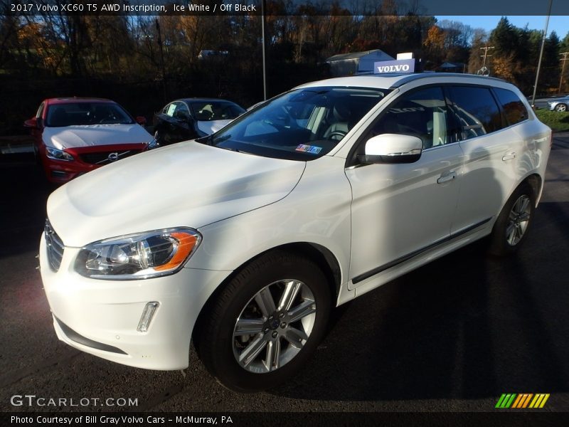 Ice White / Off Black 2017 Volvo XC60 T5 AWD Inscription