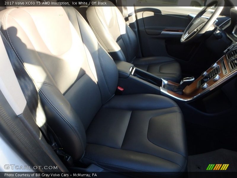 Ice White / Off Black 2017 Volvo XC60 T5 AWD Inscription