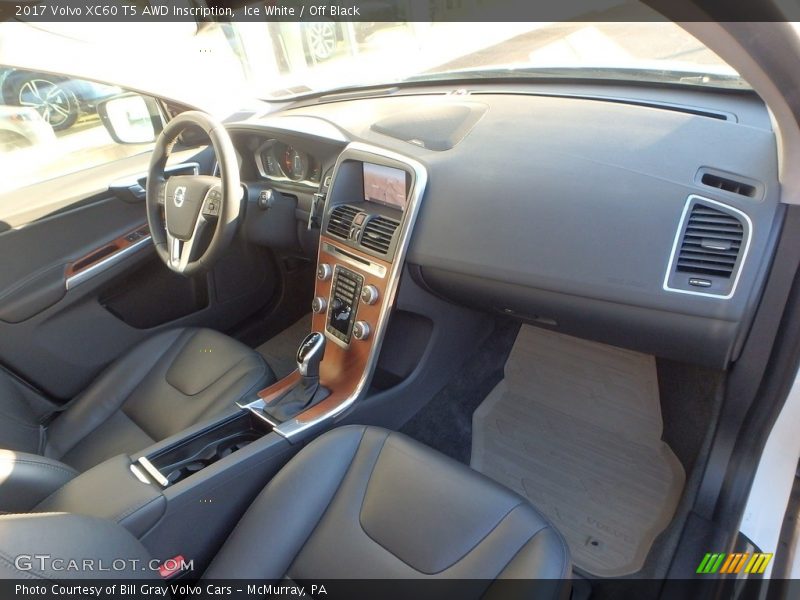Ice White / Off Black 2017 Volvo XC60 T5 AWD Inscription