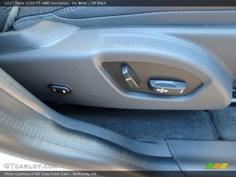 Ice White / Off Black 2017 Volvo XC60 T5 AWD Inscription