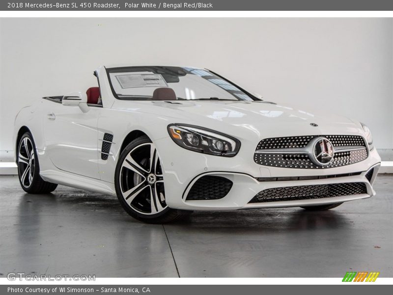 Front 3/4 View of 2018 SL 450 Roadster