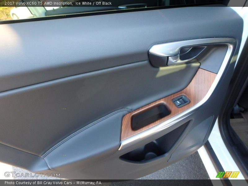 Ice White / Off Black 2017 Volvo XC60 T5 AWD Inscription